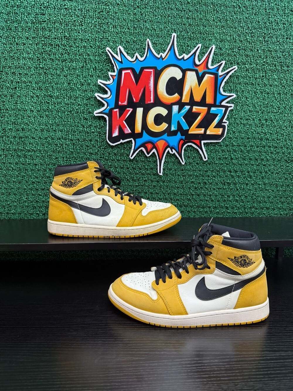 Air Jordan 1 Retro High OG Yellow Ochre Men’s Size 9.5 Pre-Owned